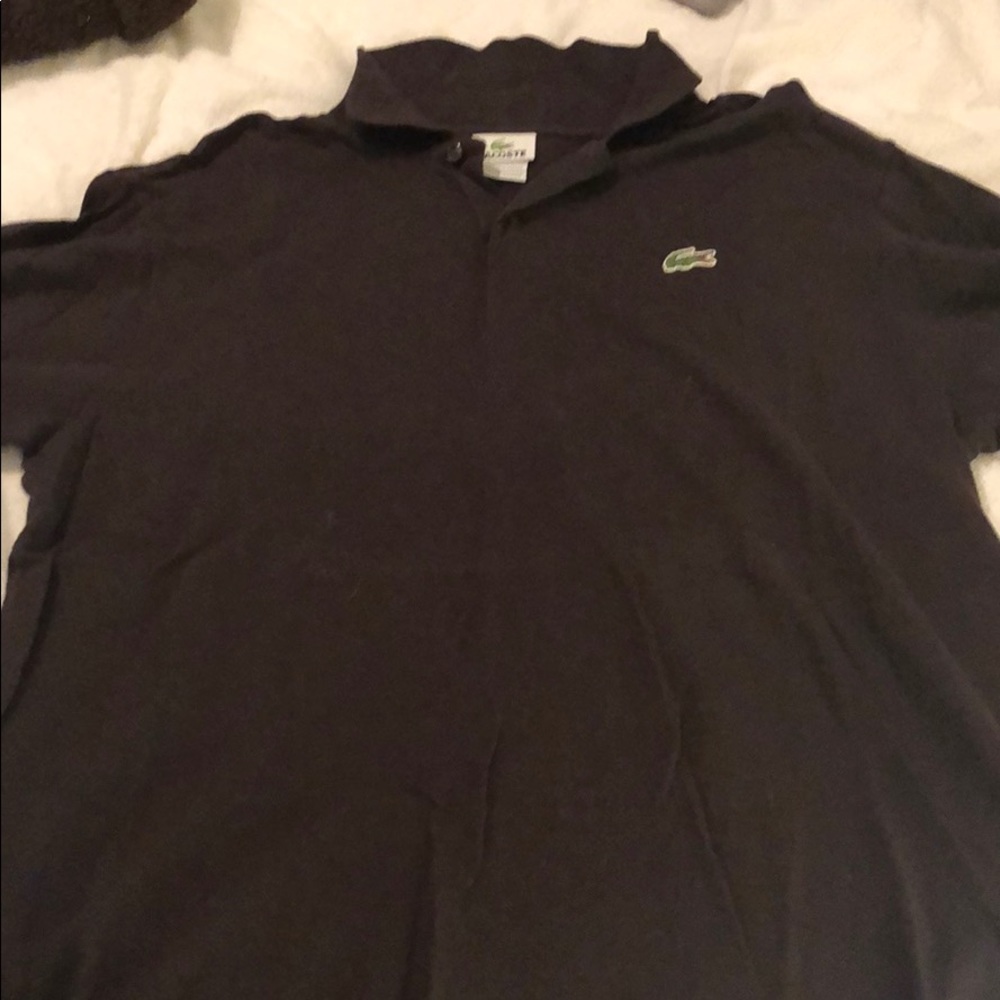 Brown Lacoste Polo
